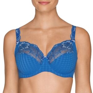 NWT Prima Donna Madison 3-parts Bra Blue Lace Underwire Bra 36